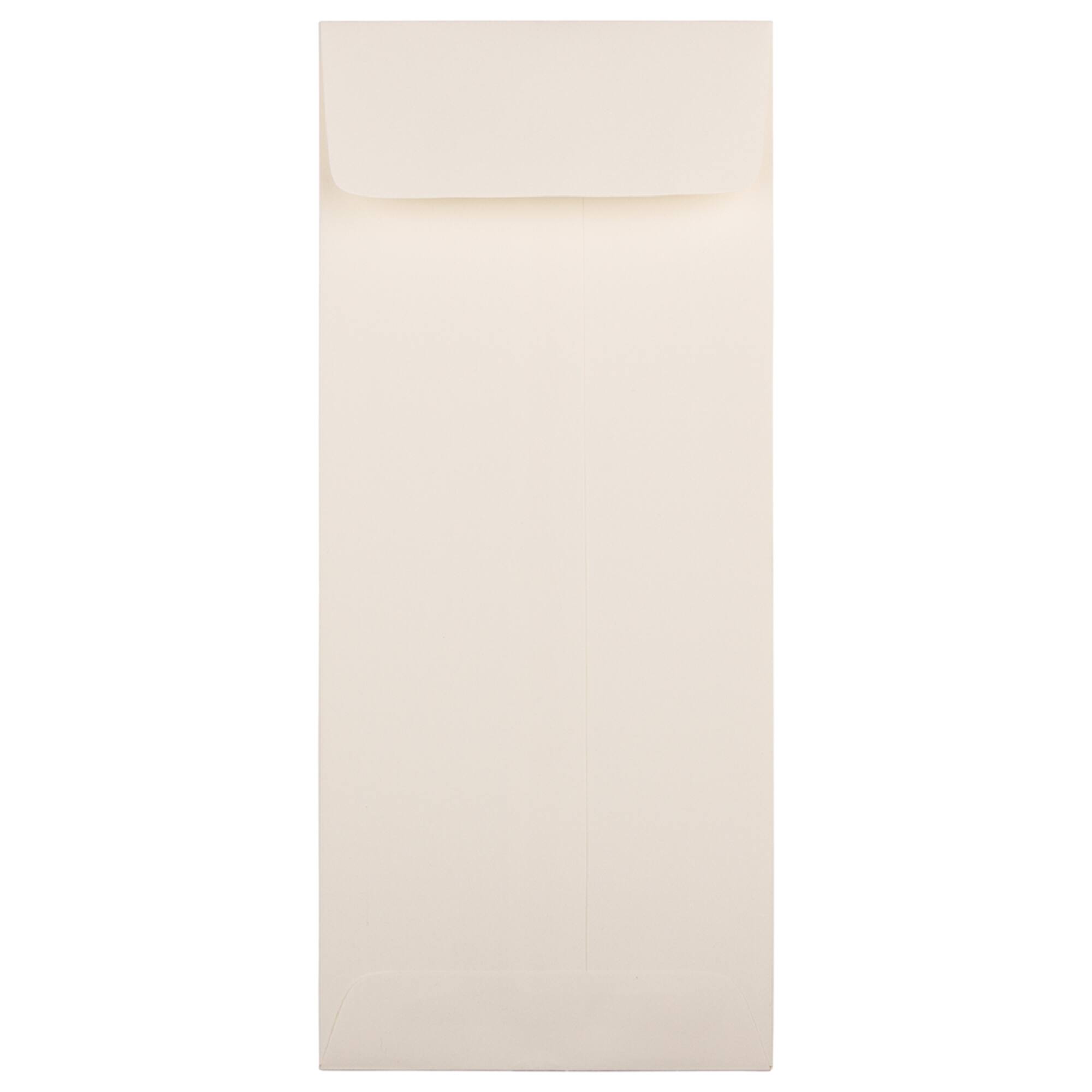 JAM Paper 4.5" x 10.375" Natural White Wove Business Envelopes, 50ct.